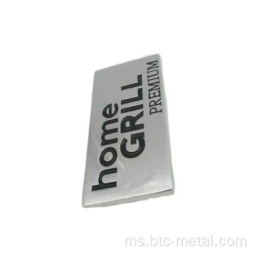 Nameplate logam aloi zink